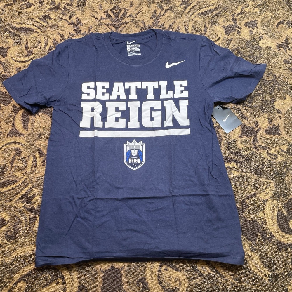 Nike Seattle Reign Core Men's NWSL T-Shirt Diffused Blue Size Medium New